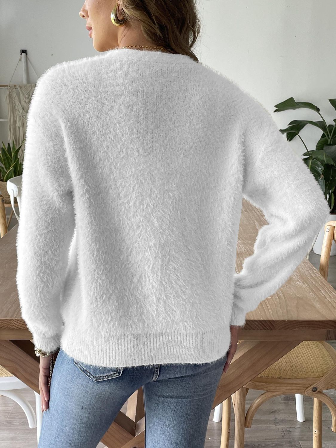 Button Up V-Neck Cardigan - 3 Color Options!
