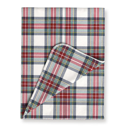 Holiday Plaid Baby Christmas Stroller Blanket – Soft & Cozy