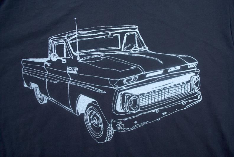 Old Chevy Truck T-Shirt - Dark Grey