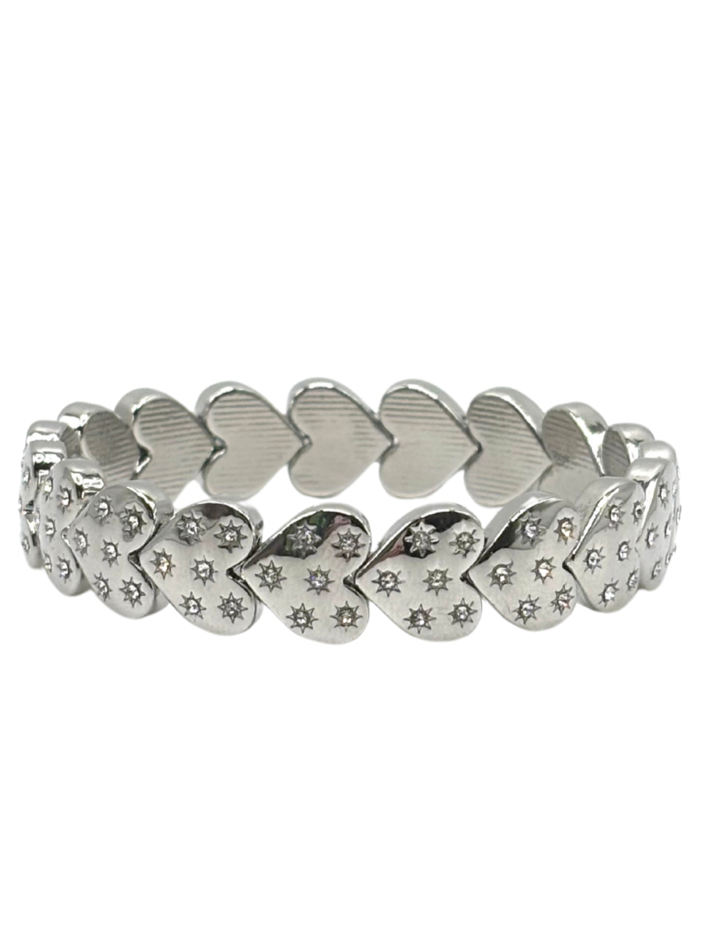 Sparkly Hearts Bracelet