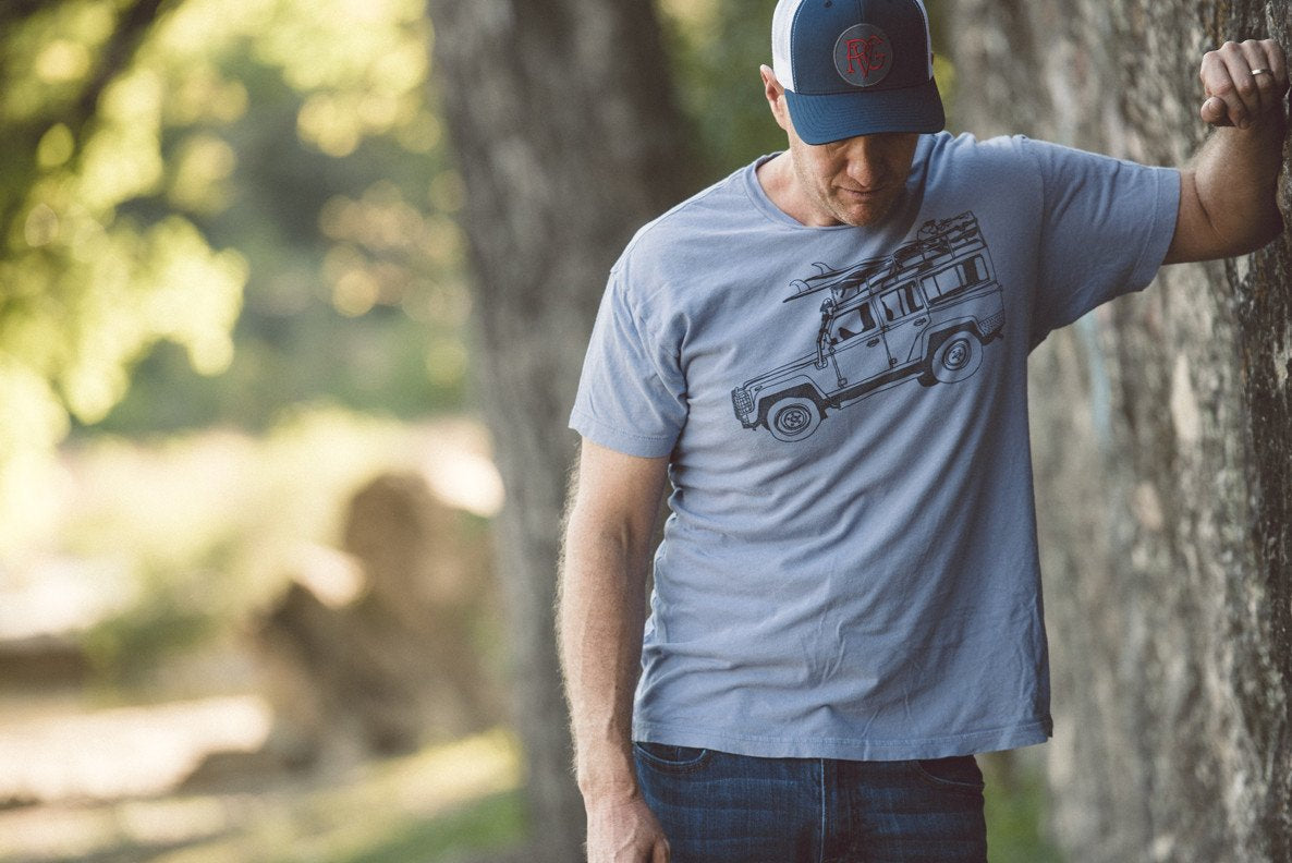 Surf Truck T-Shirt - Light Blue