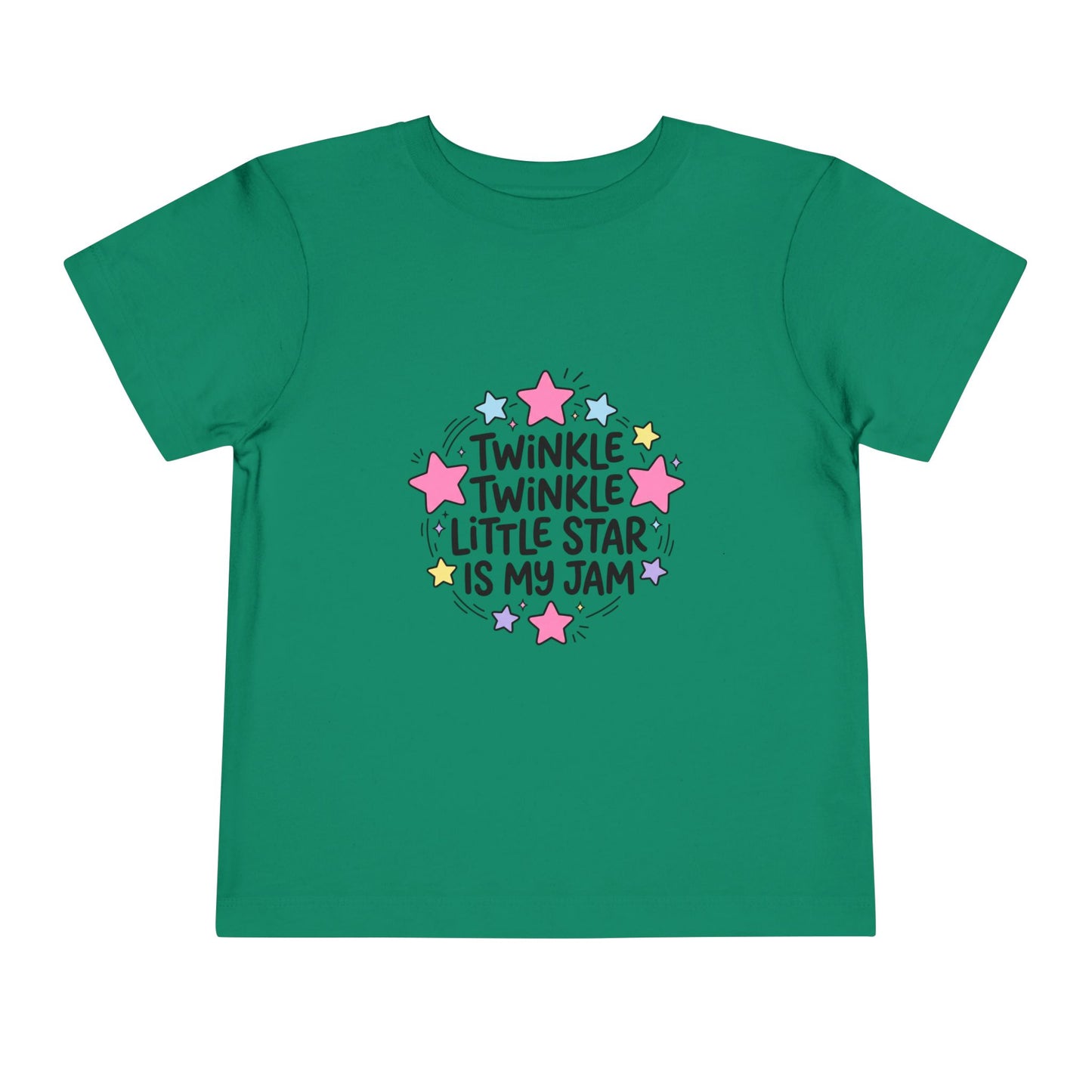 Toddler Tee — "Twinkle Twinkle Little Star Is My Jam" Cute Starry Graphic