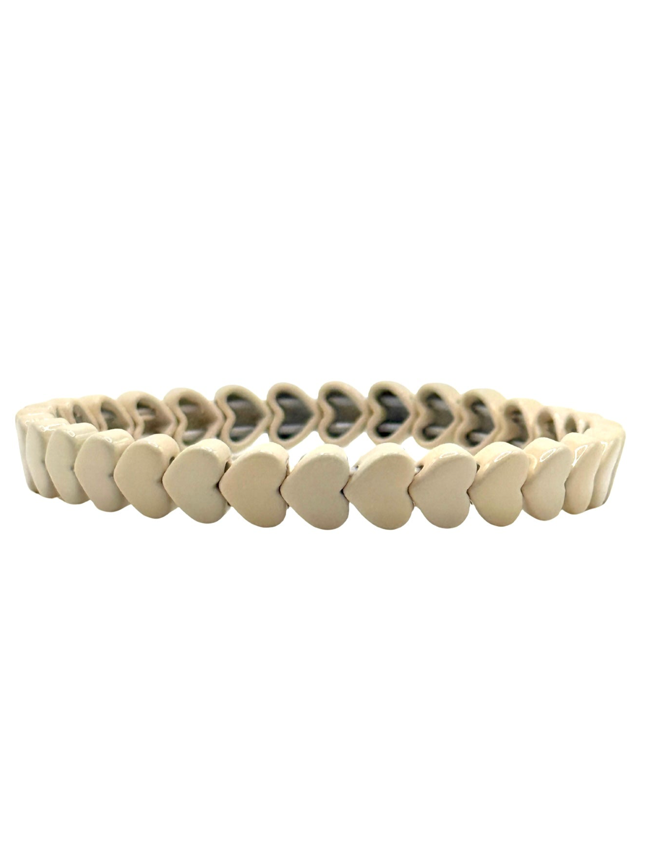 Ivory Mini Hearts Bracelet