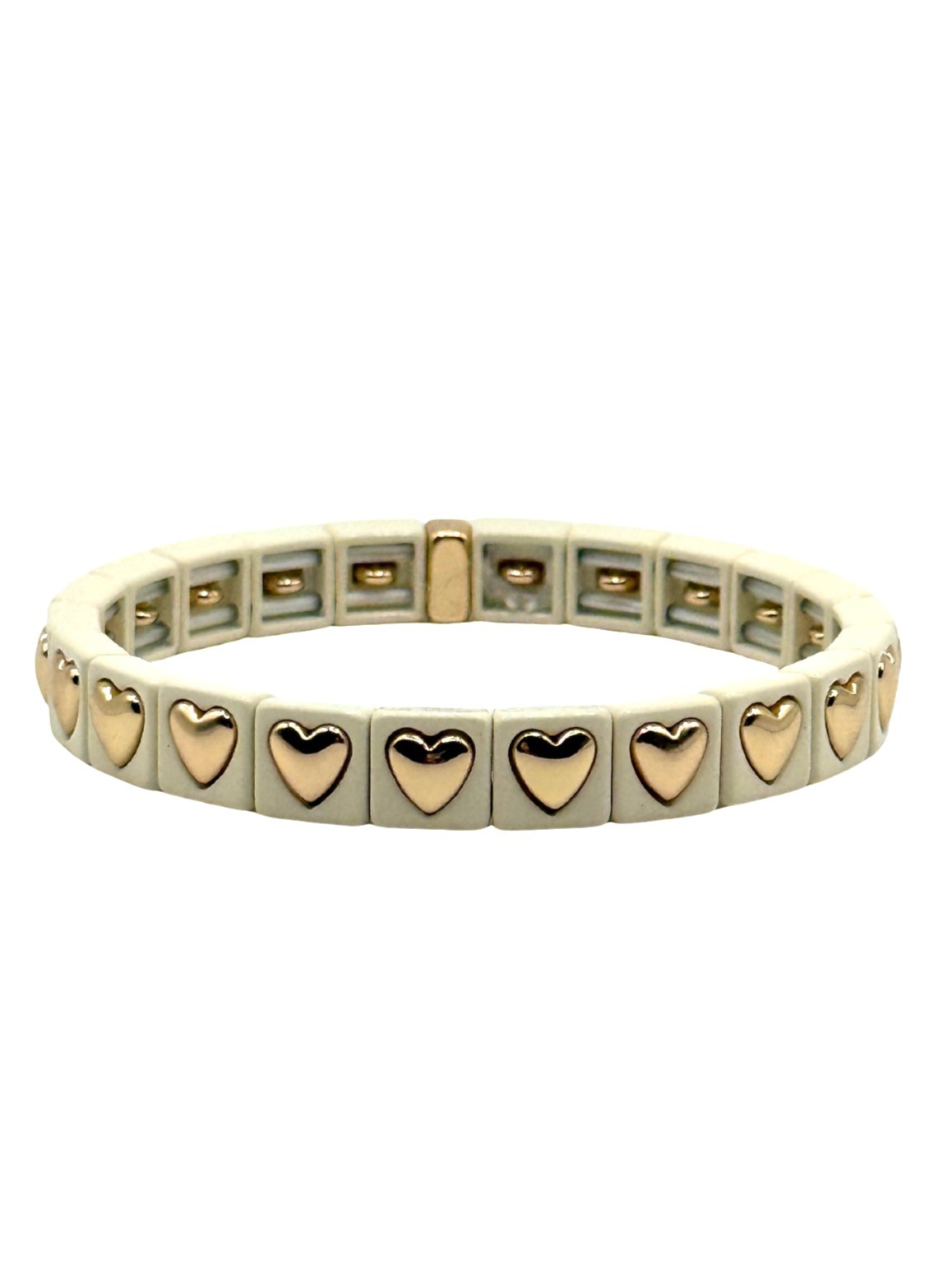 The Colored Bubble Heart Bracelet