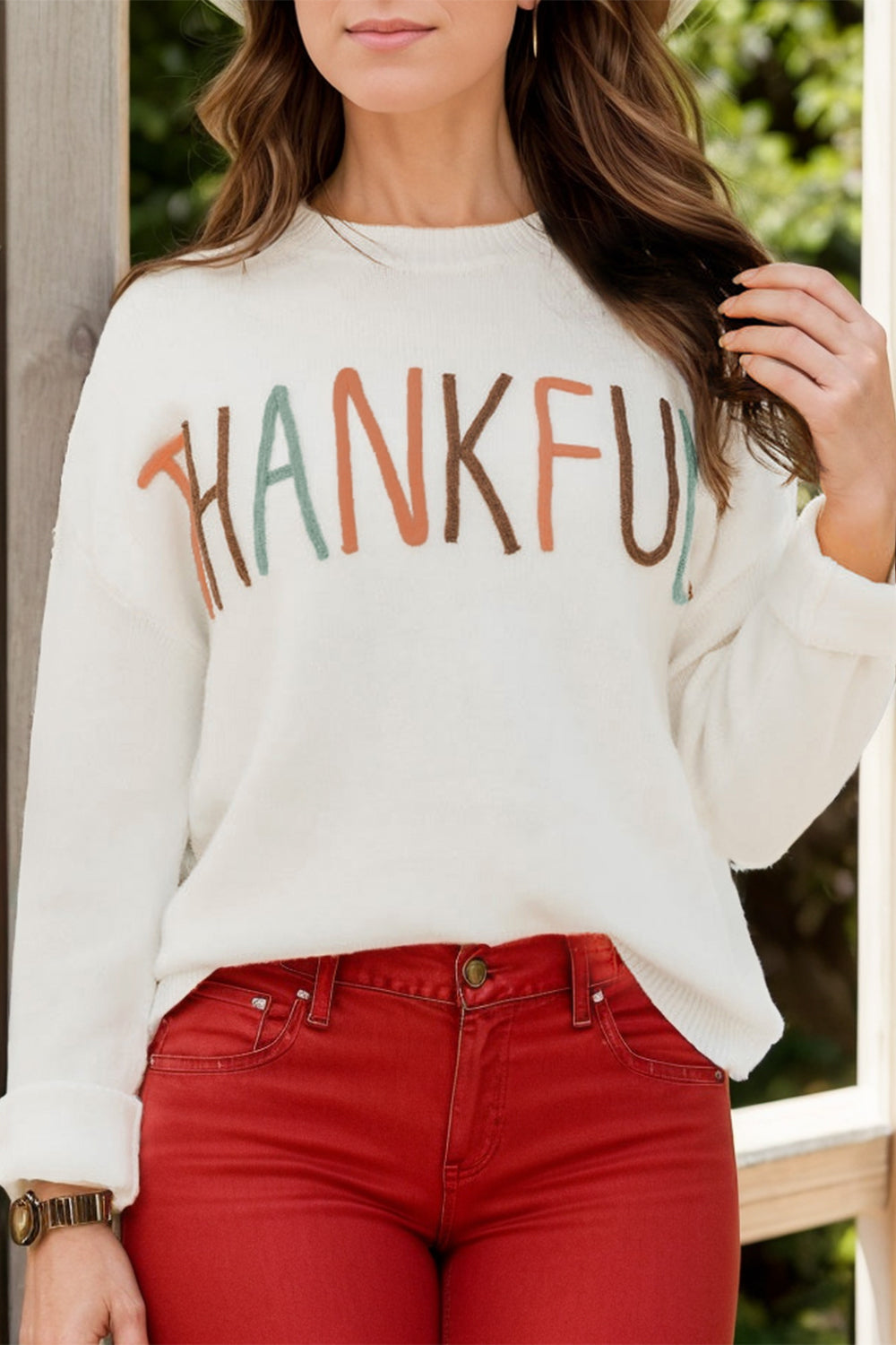 THANKFUL Long Sleeve Top