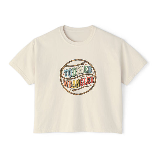 Toddler Wrangler Women's Boxy Tee – Western Rope Graphic Top