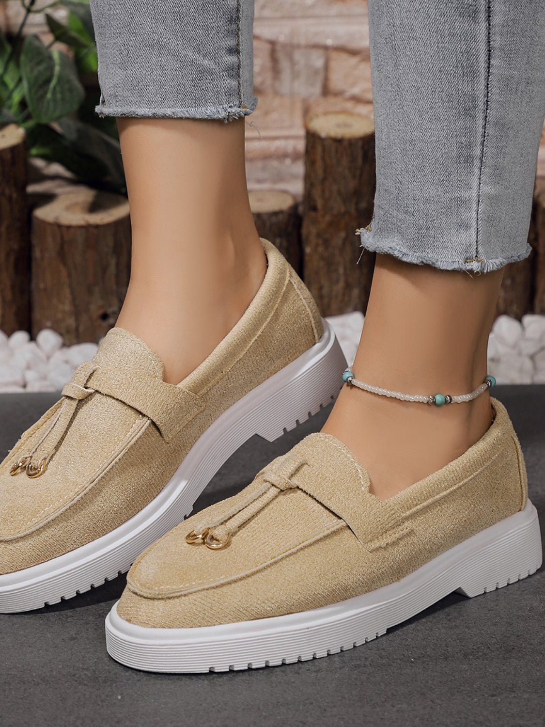 Slip On Tassel Flats - 3 Colors!