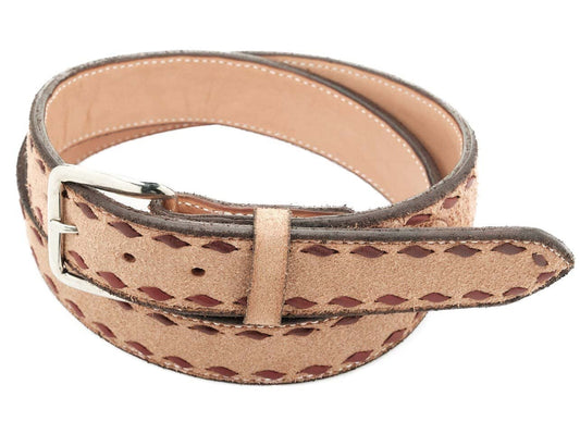 Roughout Buckstitch Belt