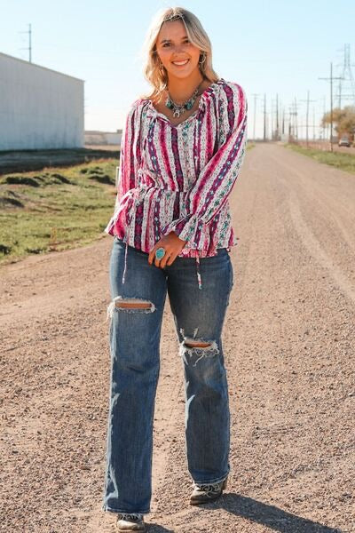 Kayley Western Blouse
