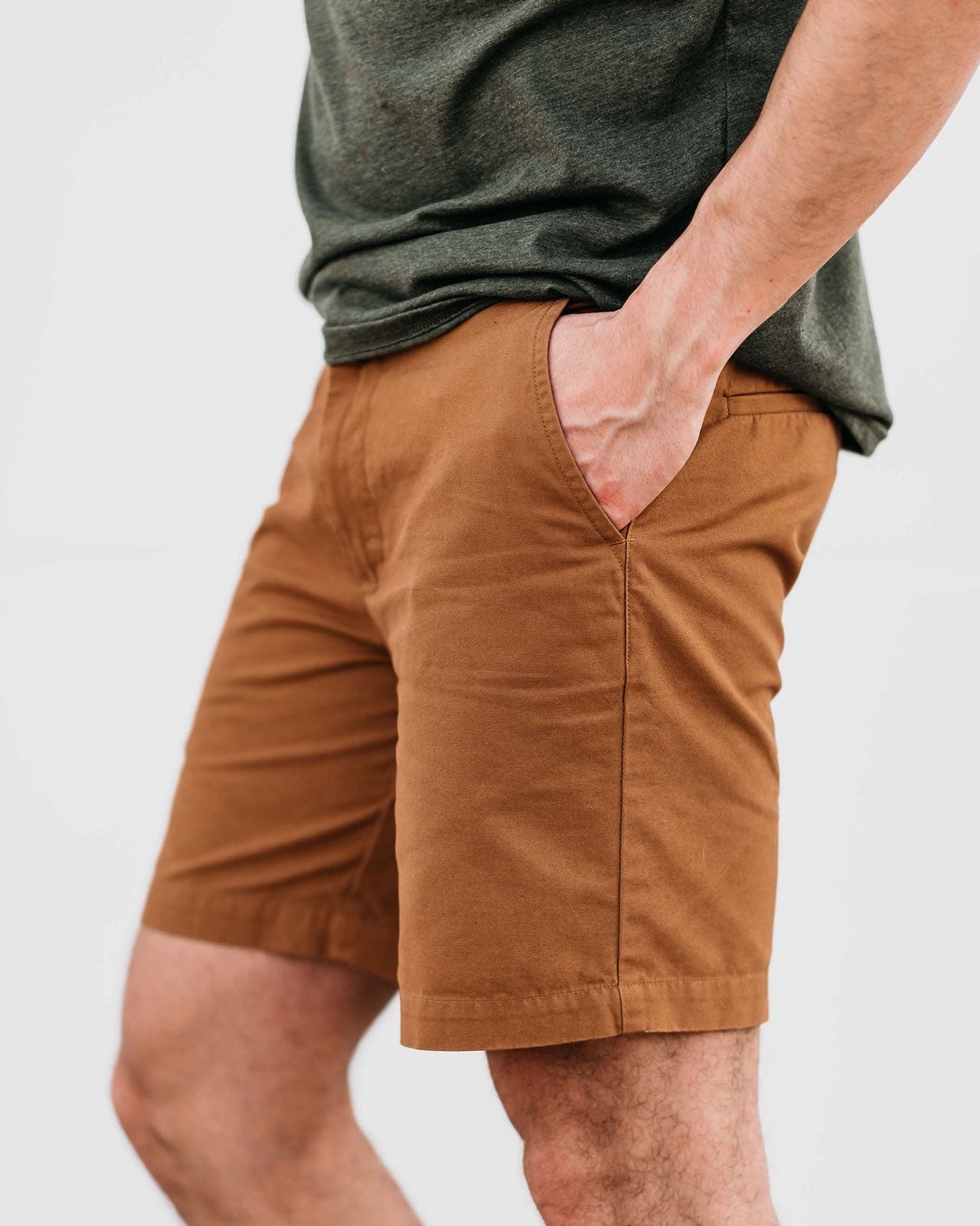 Heritage Short in Ground Nutmeg