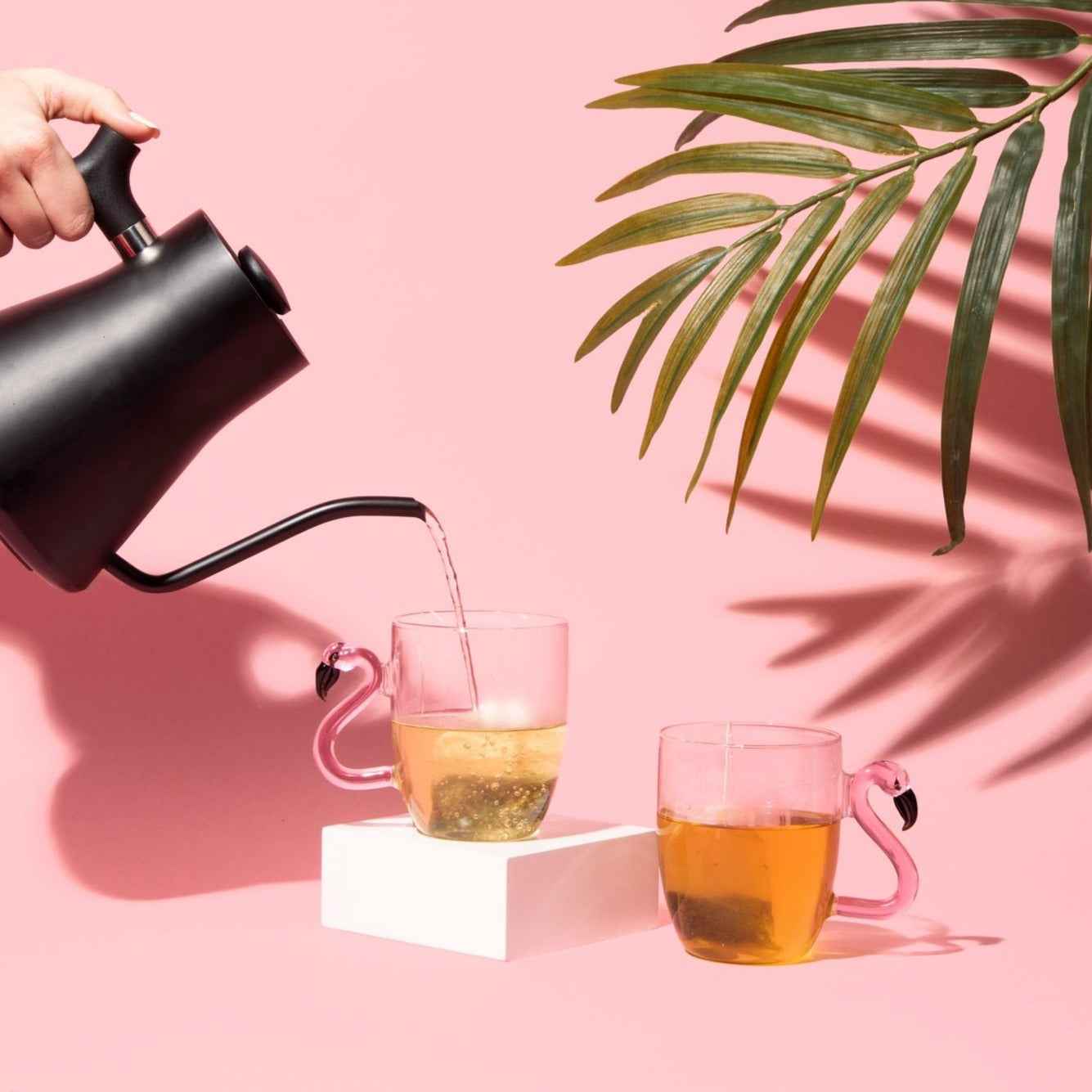 3D Flamingo Glass Mugs