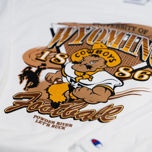 90s Wyoming Football Vintage Crewneck