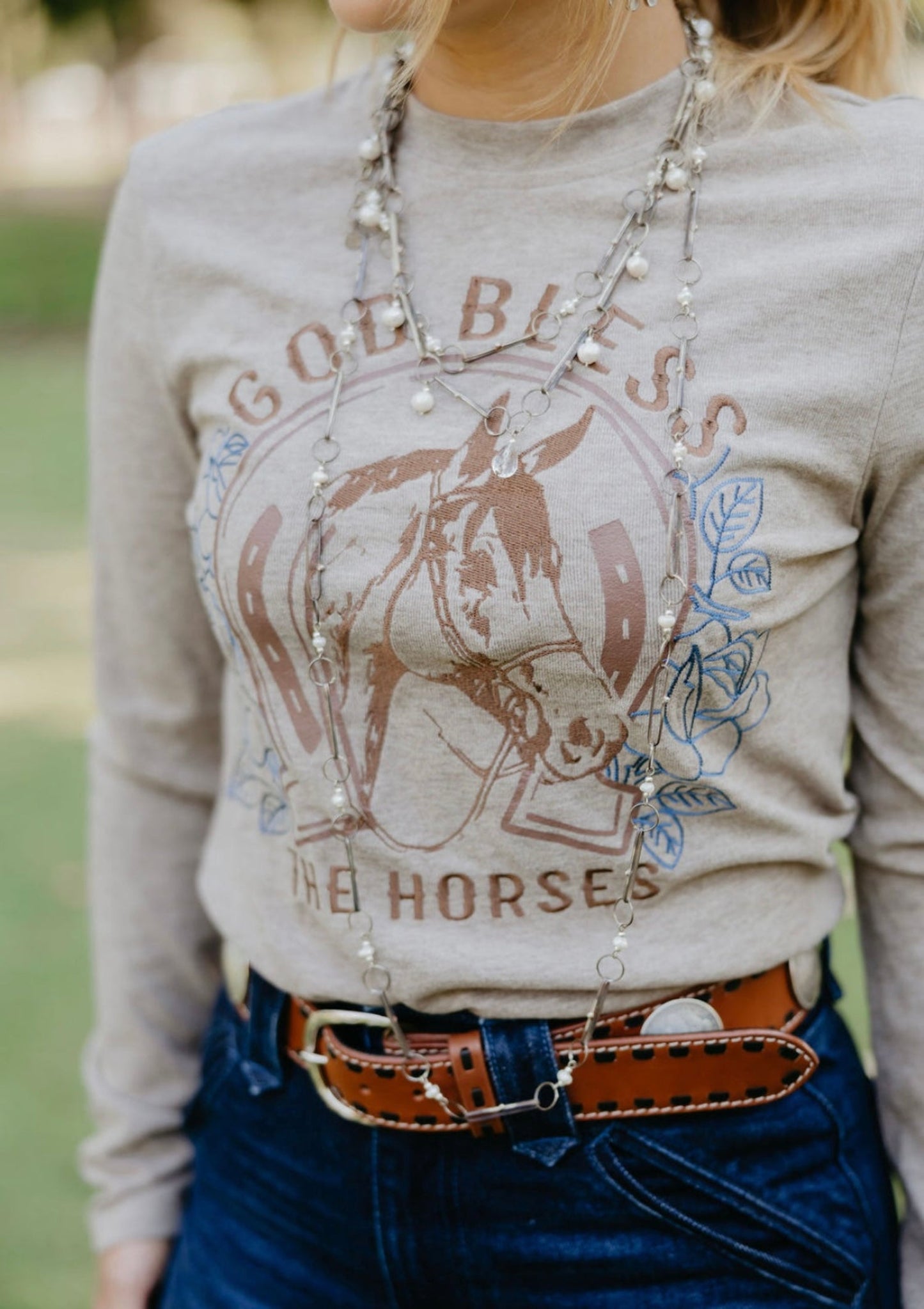 God Bless Horses Long Sleeve