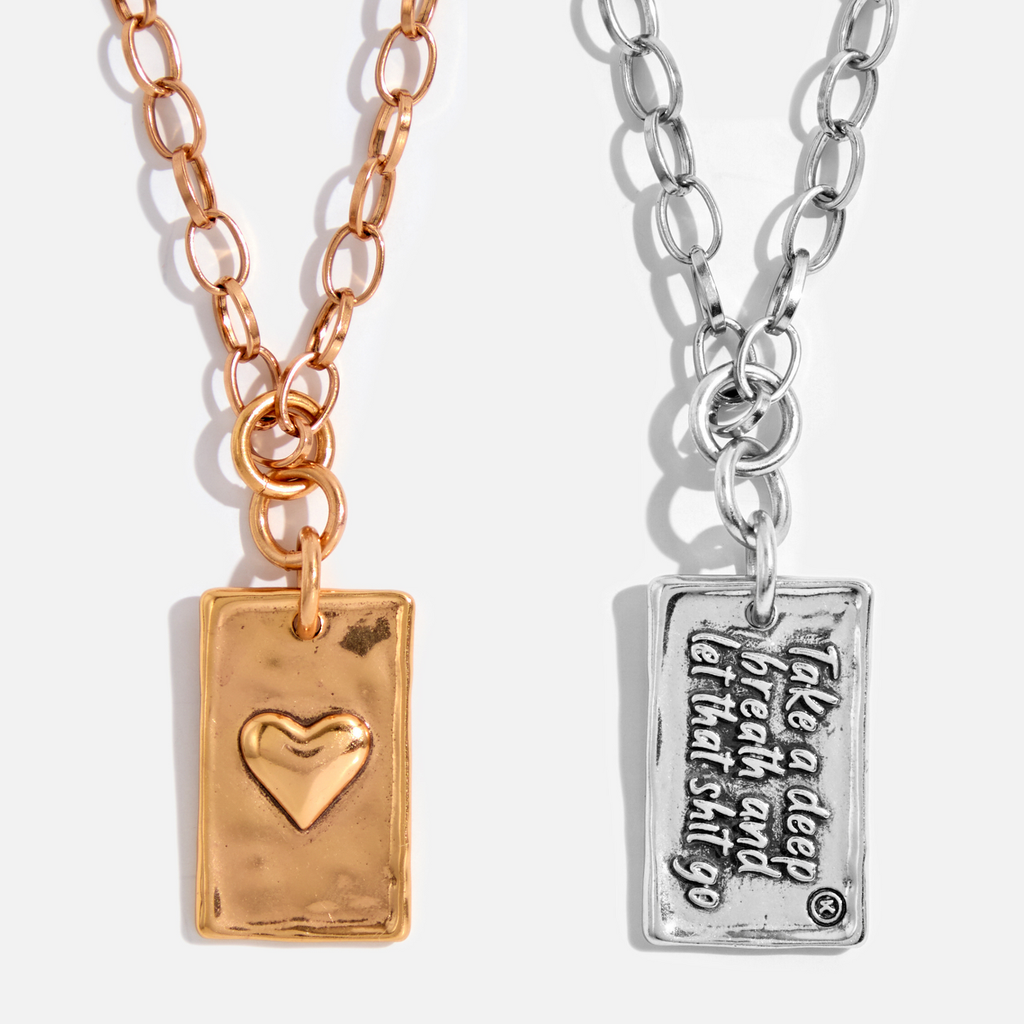 Take a Deep Breath and Let That Sh*t Go Original Lite Necklace