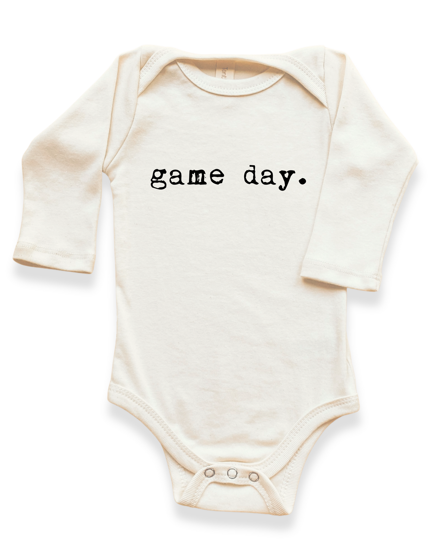 Game Day Organic Bodysuit Long Sleeve
