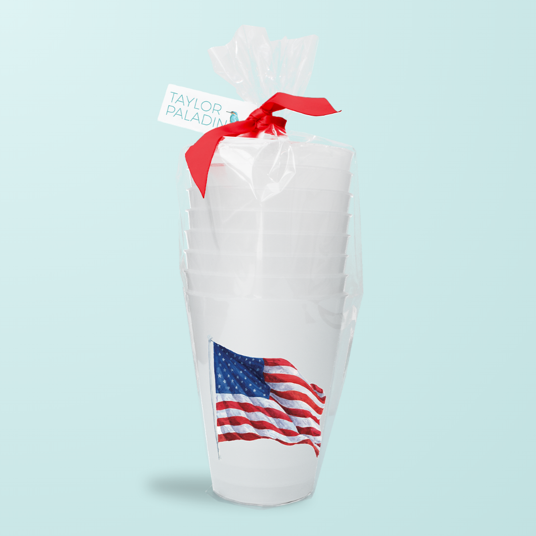 American Flag Cups