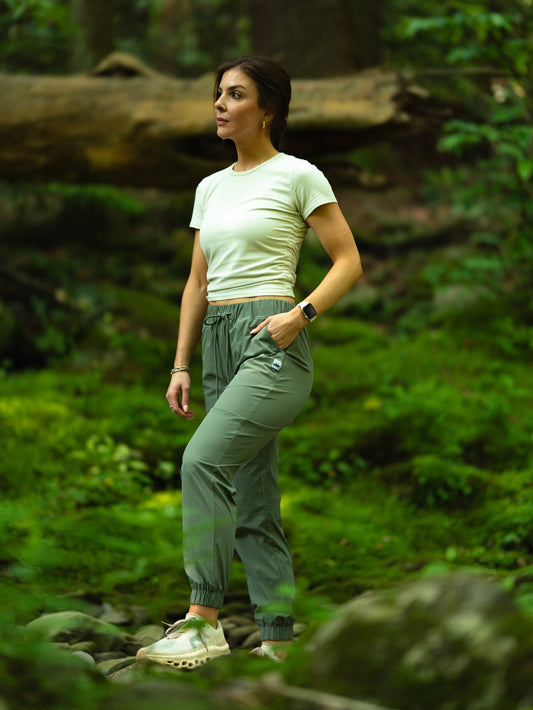 Women's Stretch Jogger (Agave)