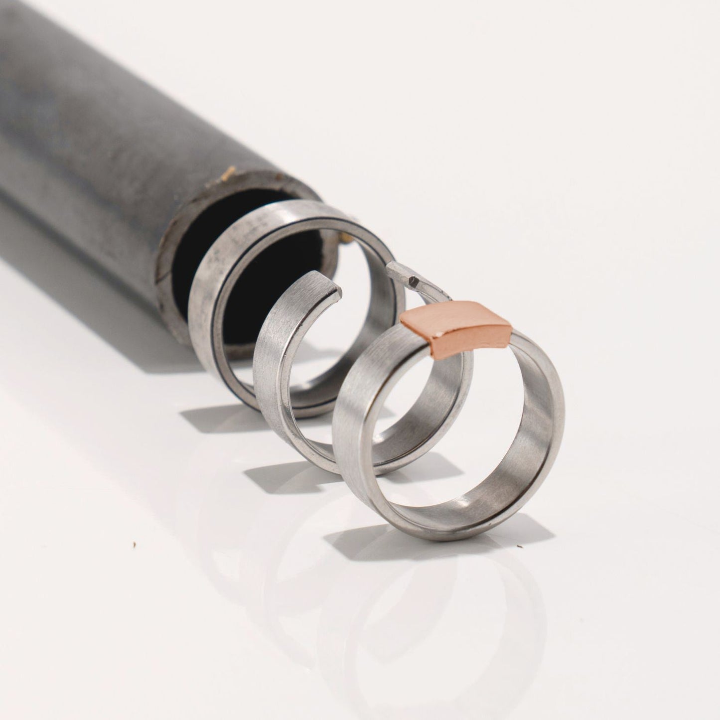 Classic 7mm 14kt Rose Gold Barrel Band