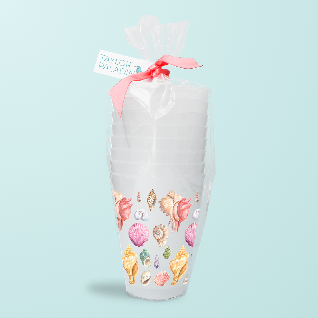 Seashells Frosted Cup