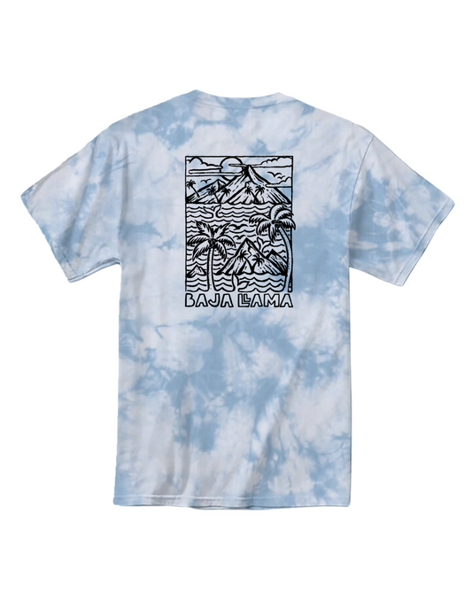 WAVY DAYZ - BLUE TIE DYE  PRIMO GRAPHIC TEE