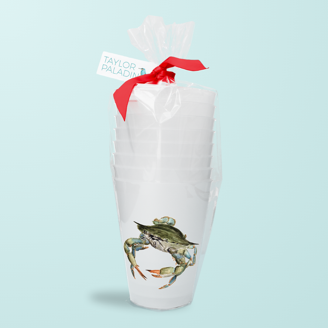 Blue Crab Frosted Cups