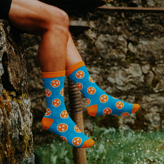 Baby Blue Tennessee Sock