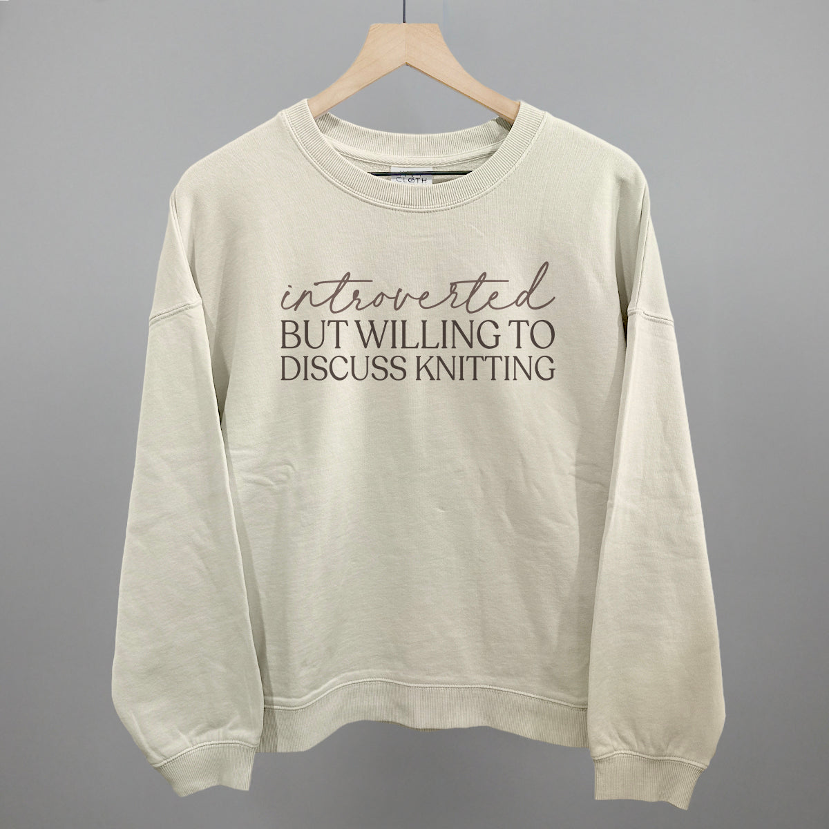 Introverted But Willing To Discuss Knitting