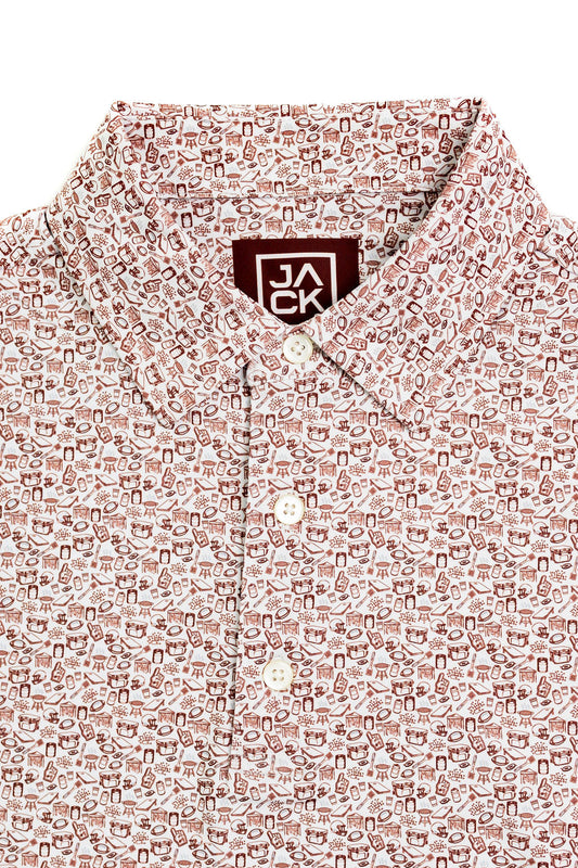Men’s Polo - Tailgater Brown