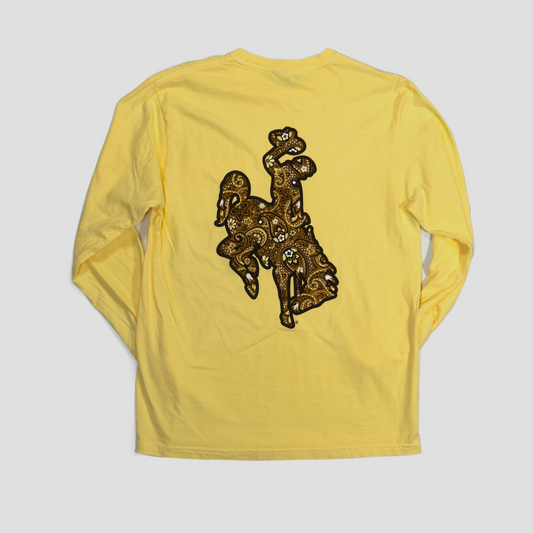 Paisley Bucking Horse Long Sleeve T-shirt