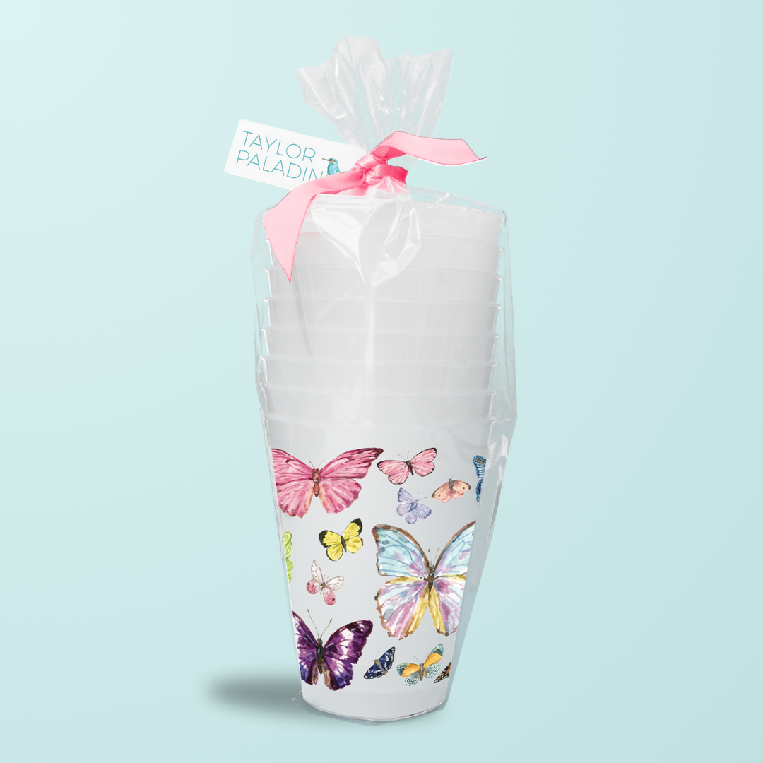 Butterflies Frosted Cups