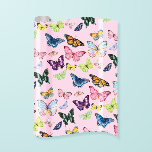 Butterfly Gift Wrapping Paper