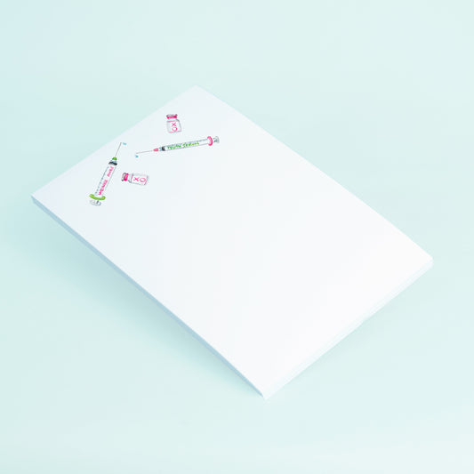 Botox Needles Notepad