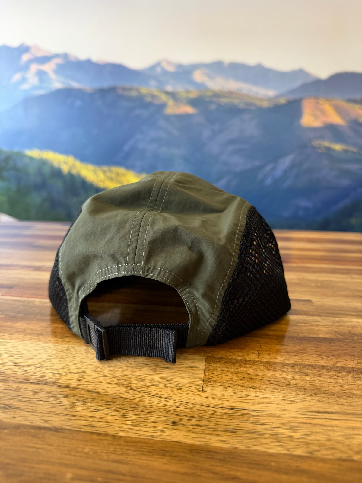 5-panel Multicolor Mesh Camper Hats - Goat (Timpanogos)
