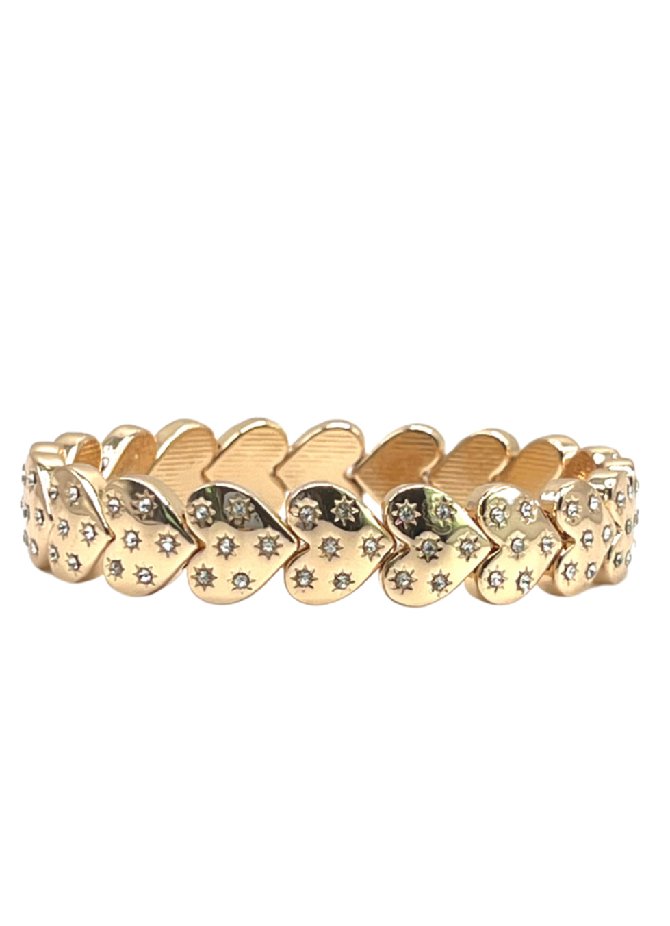 Sparkly Hearts Bracelet