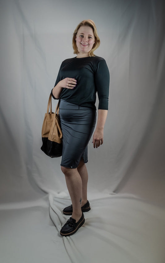 Recycled All Day Active Skirt - Carbon