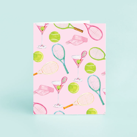 Tennis & Cocktails Pattern
