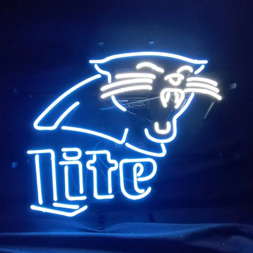 Carolina Panthers Miller Lite Neon Signs