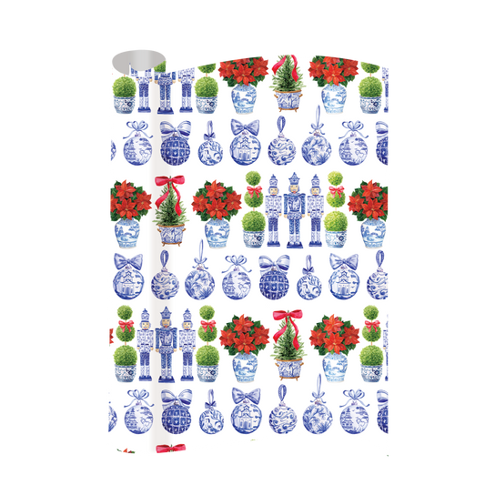 Chinoiserie Christmas Gift Wrap
