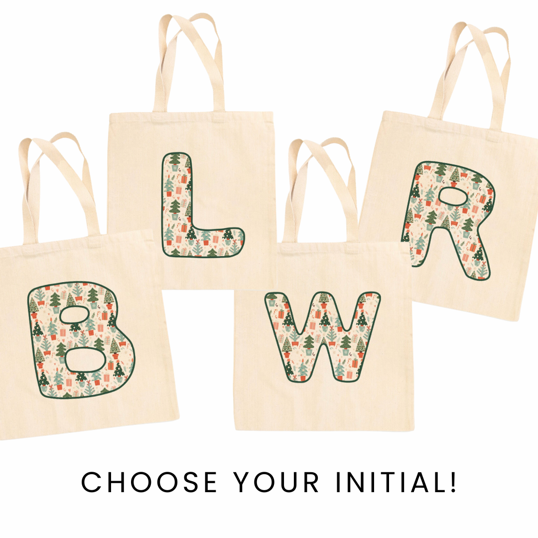 Christmas Letter Totes