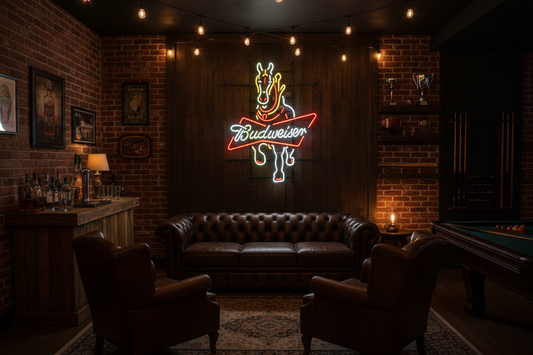 Clydesdale Horse Budweiser Neon Light Sign