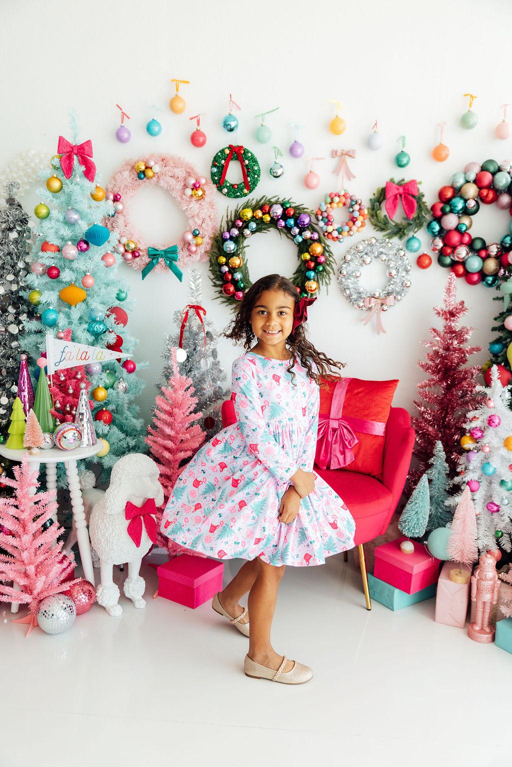 Cocoa Kisses L/S Pocket Twirl Dress