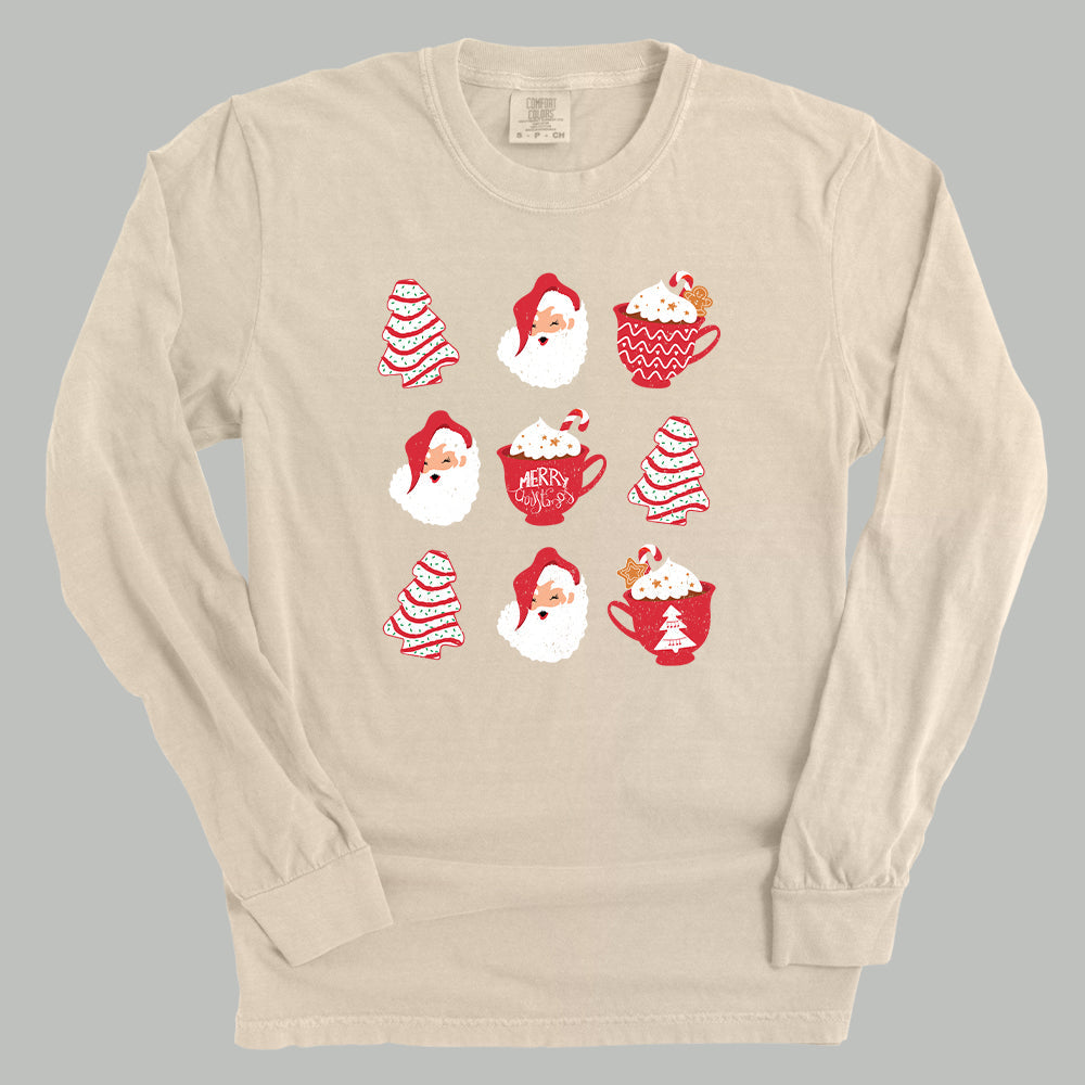 Christmas Tree Cake Santa