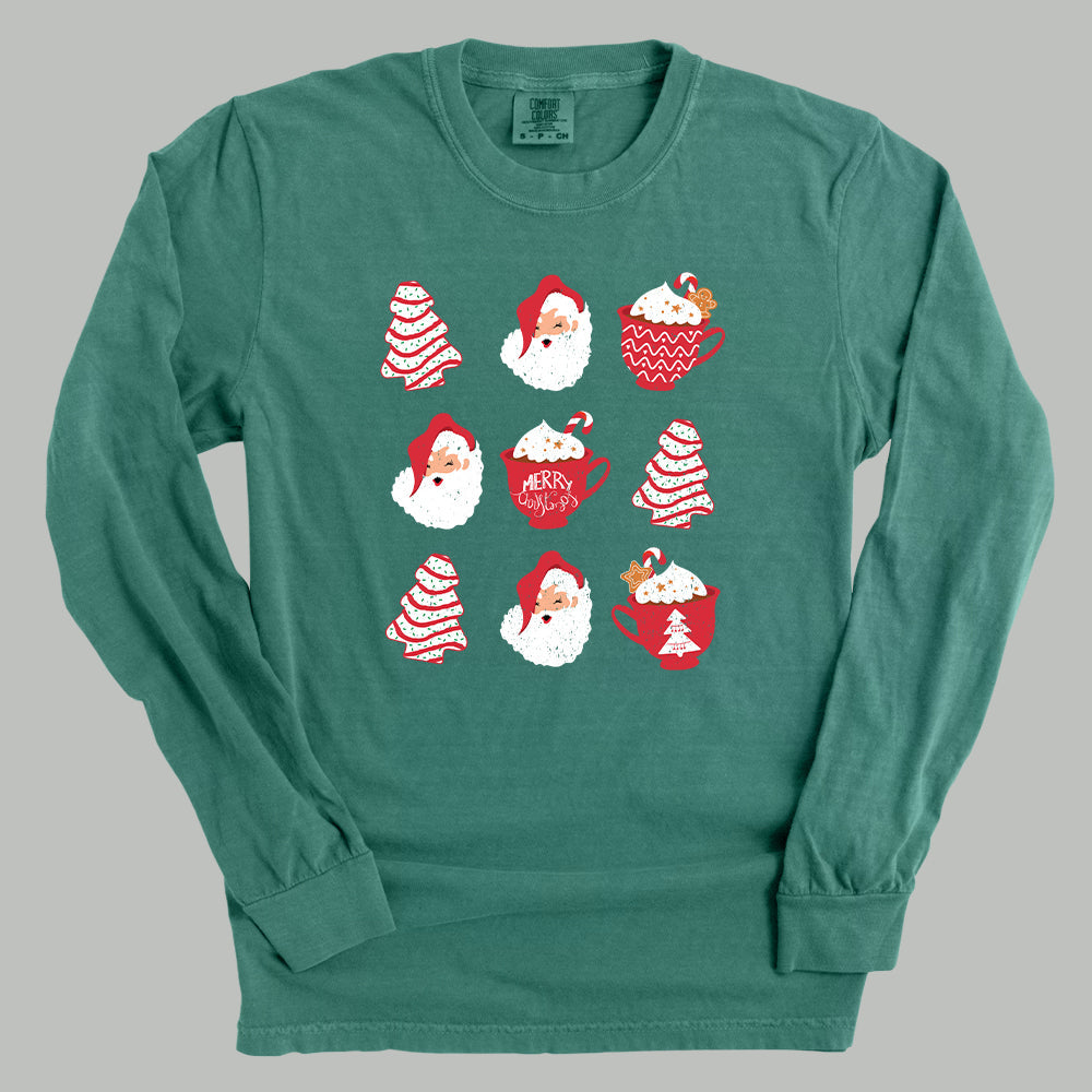 Christmas Tree Cake Santa