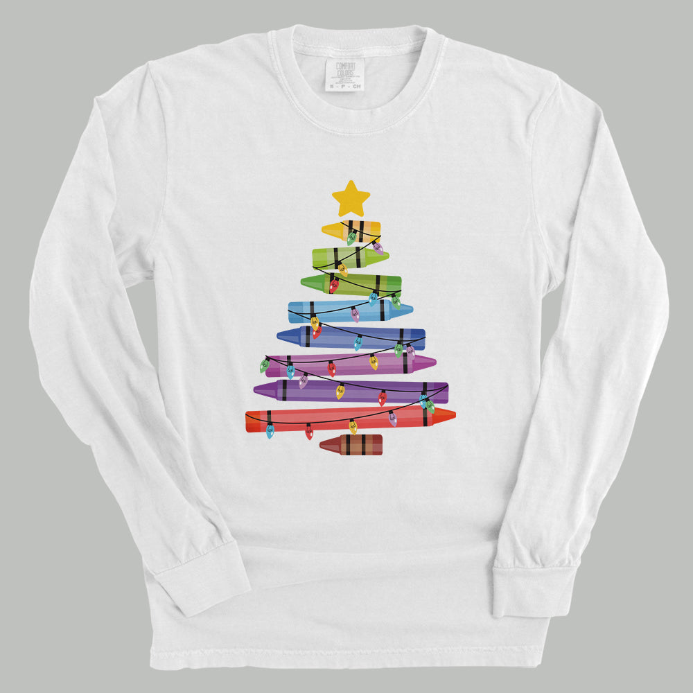 Crayon Christmas Tree