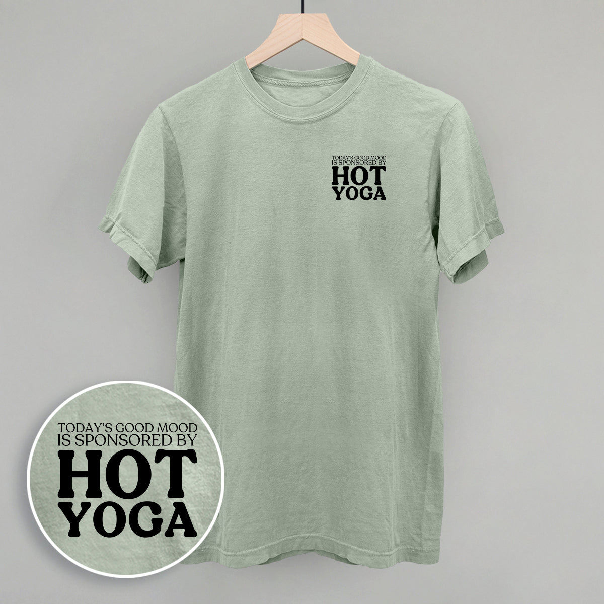 Mood Sponsored By Hot Yoga (Left Chest)