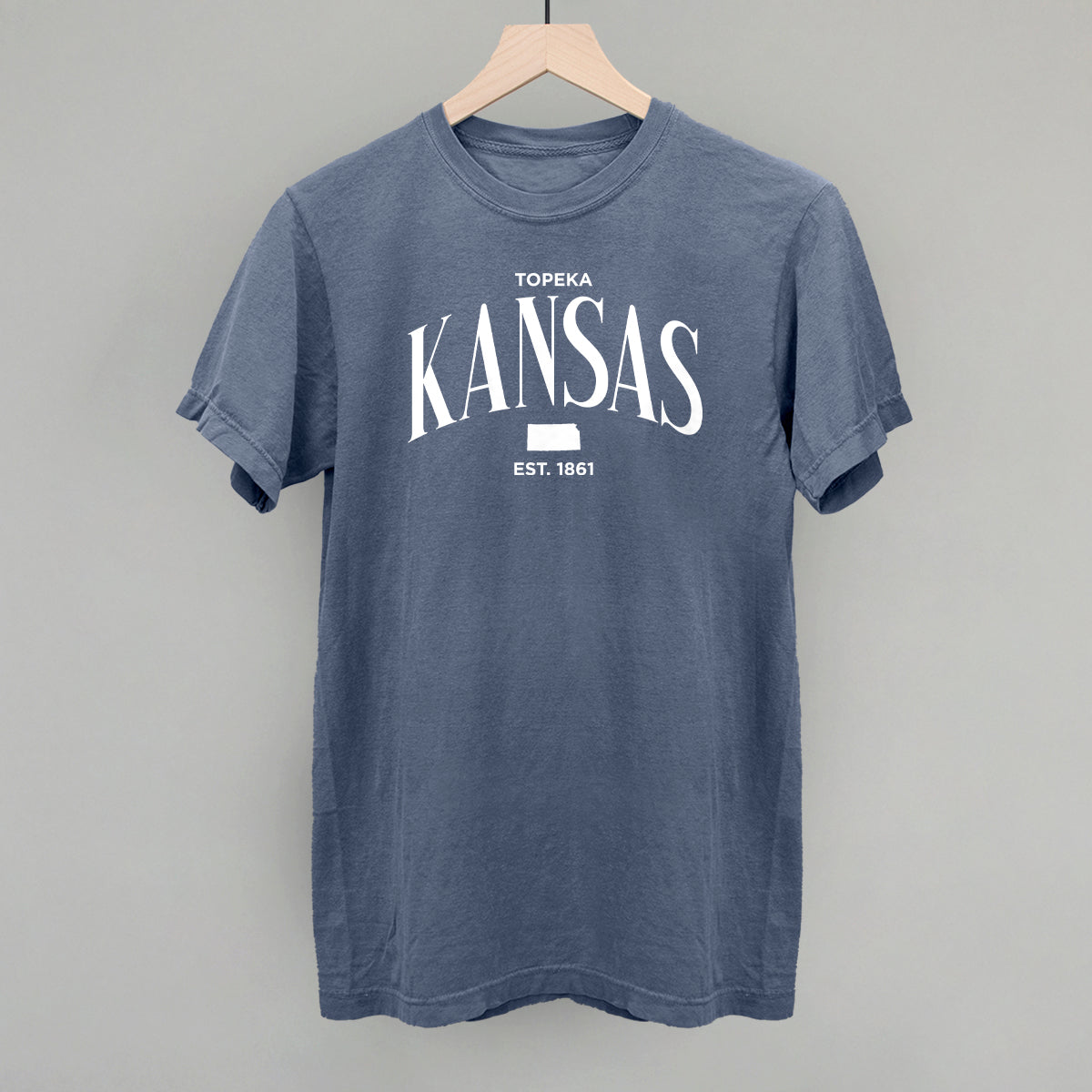 Kansas Est. 1861 (White)