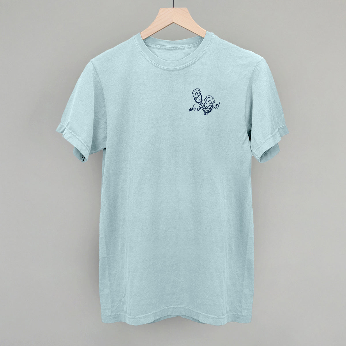 Oh Shucks Oysters (Navy Blue) (Left Chest)