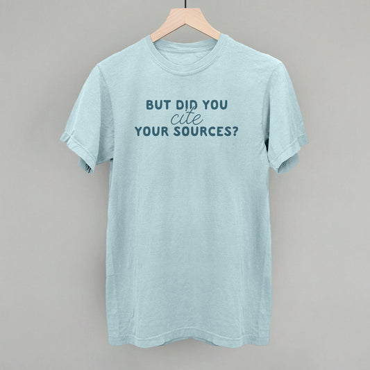 But Did You Cite Your Sources?