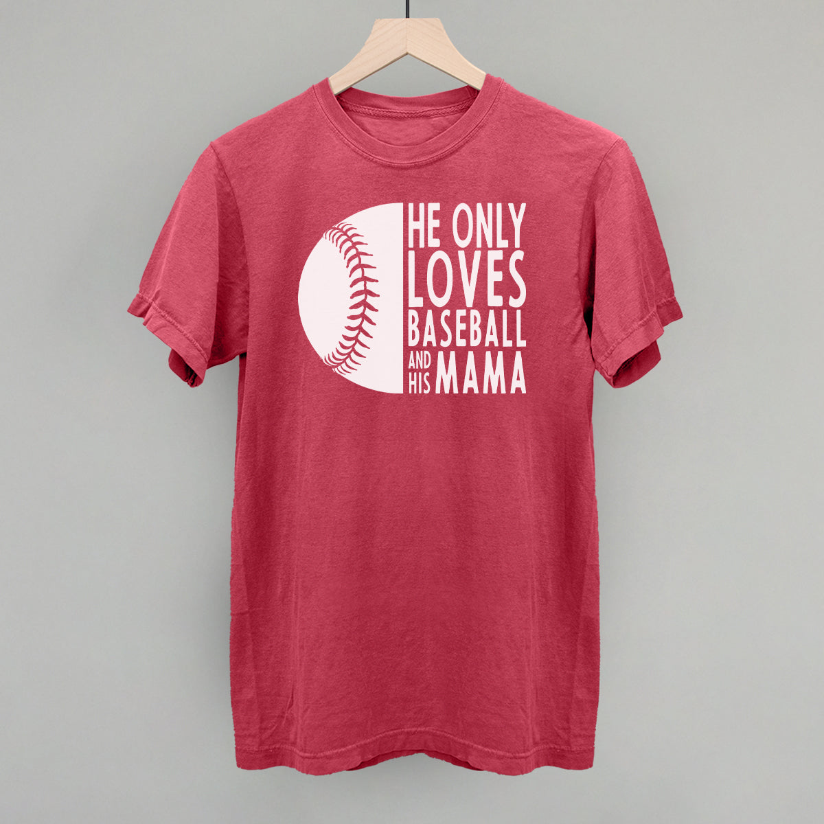 He Only Loves Baseball And His Mama