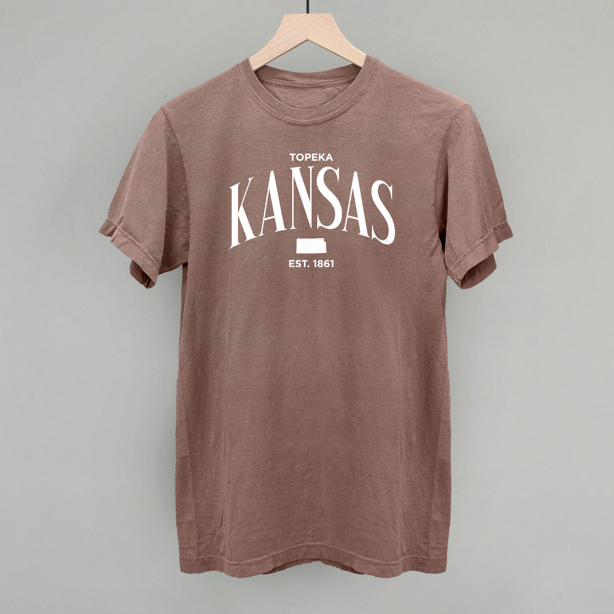 Kansas Est. 1861 (White)